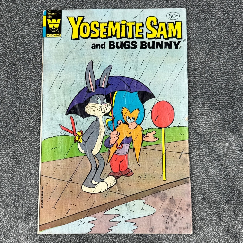 Yosemite Sam and Bugs Bunny Whitman Comic Book 73 90263-109 Vintage 1981 50c